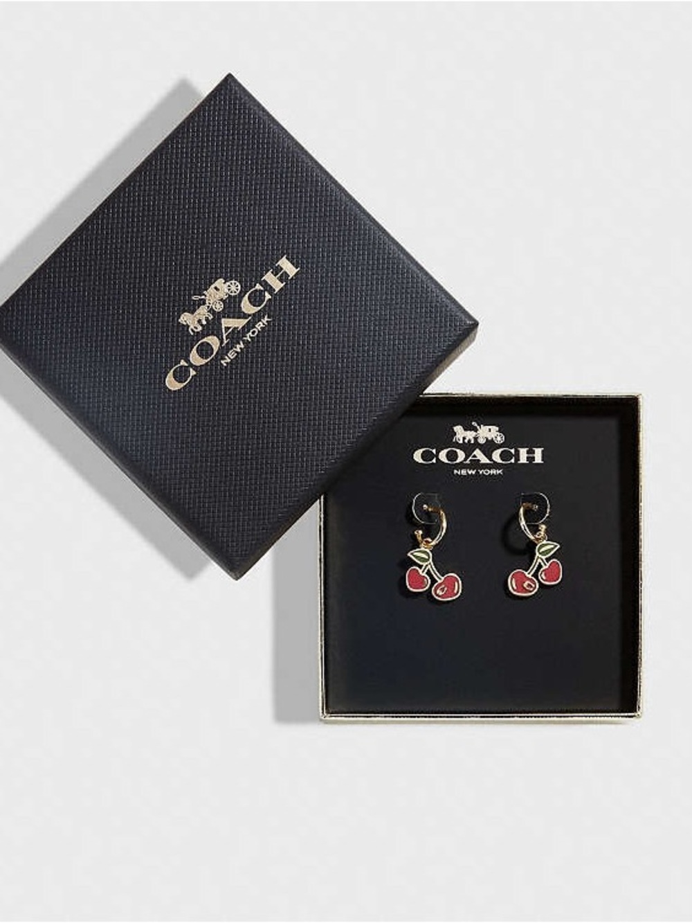 Coach Cherry Drop Earrings